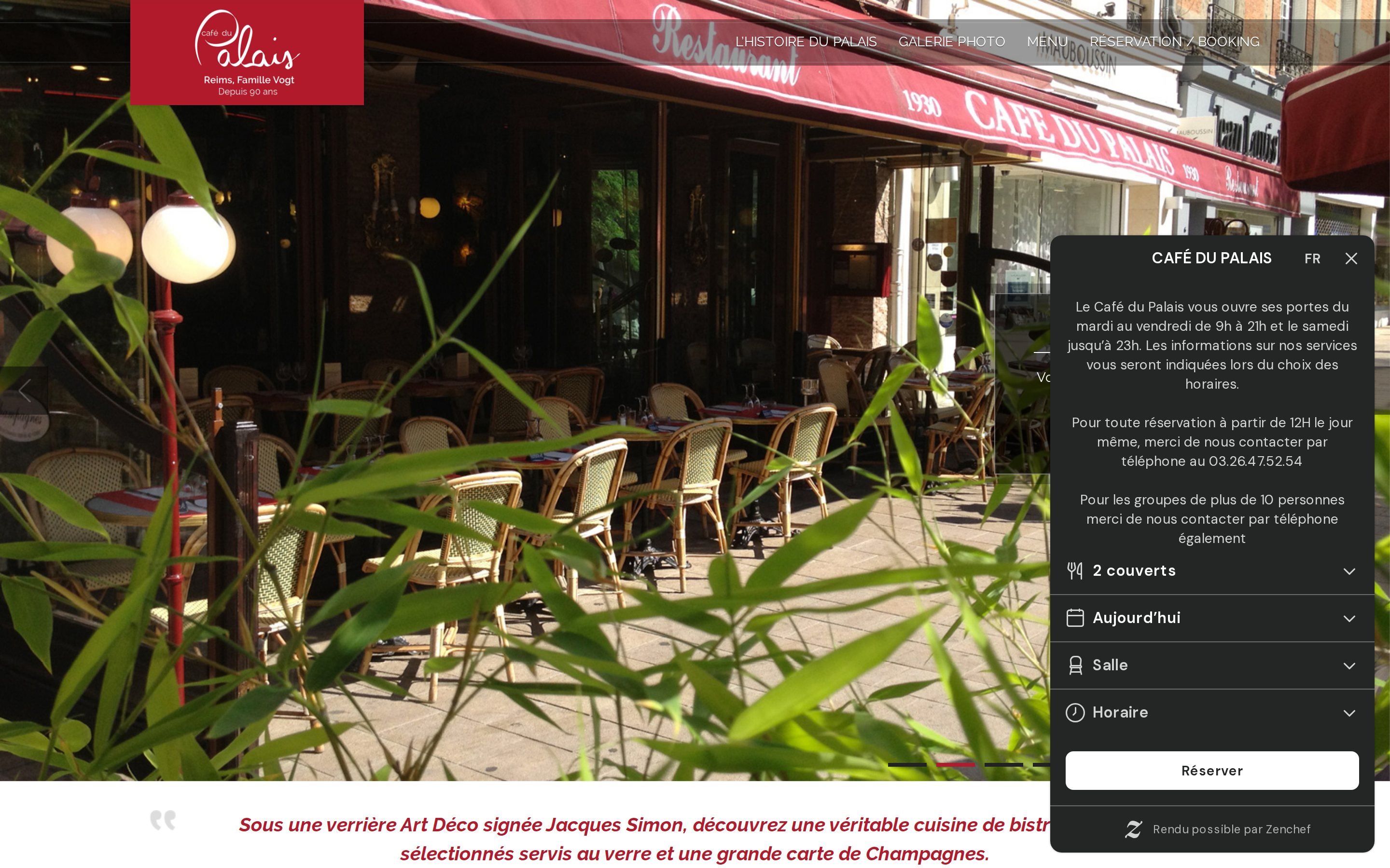 cafedupalais.fr desktop