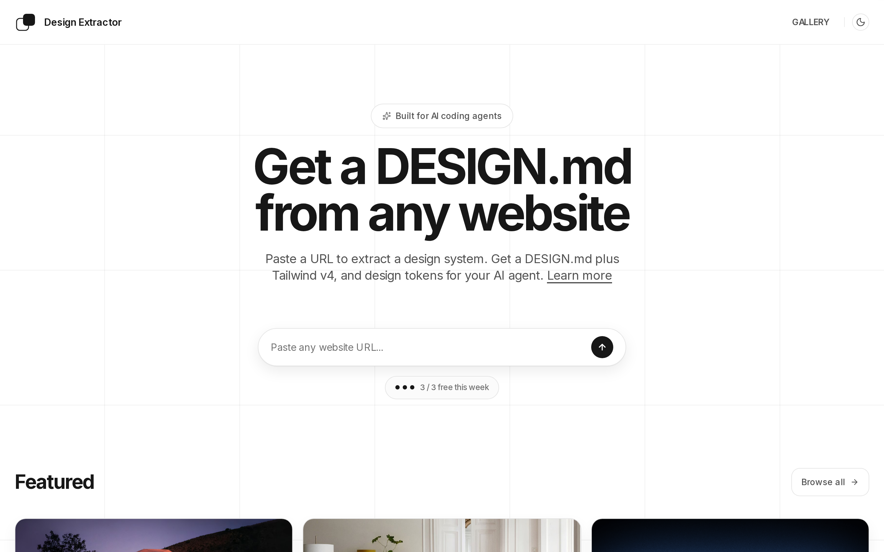 design-extractor.com desktop