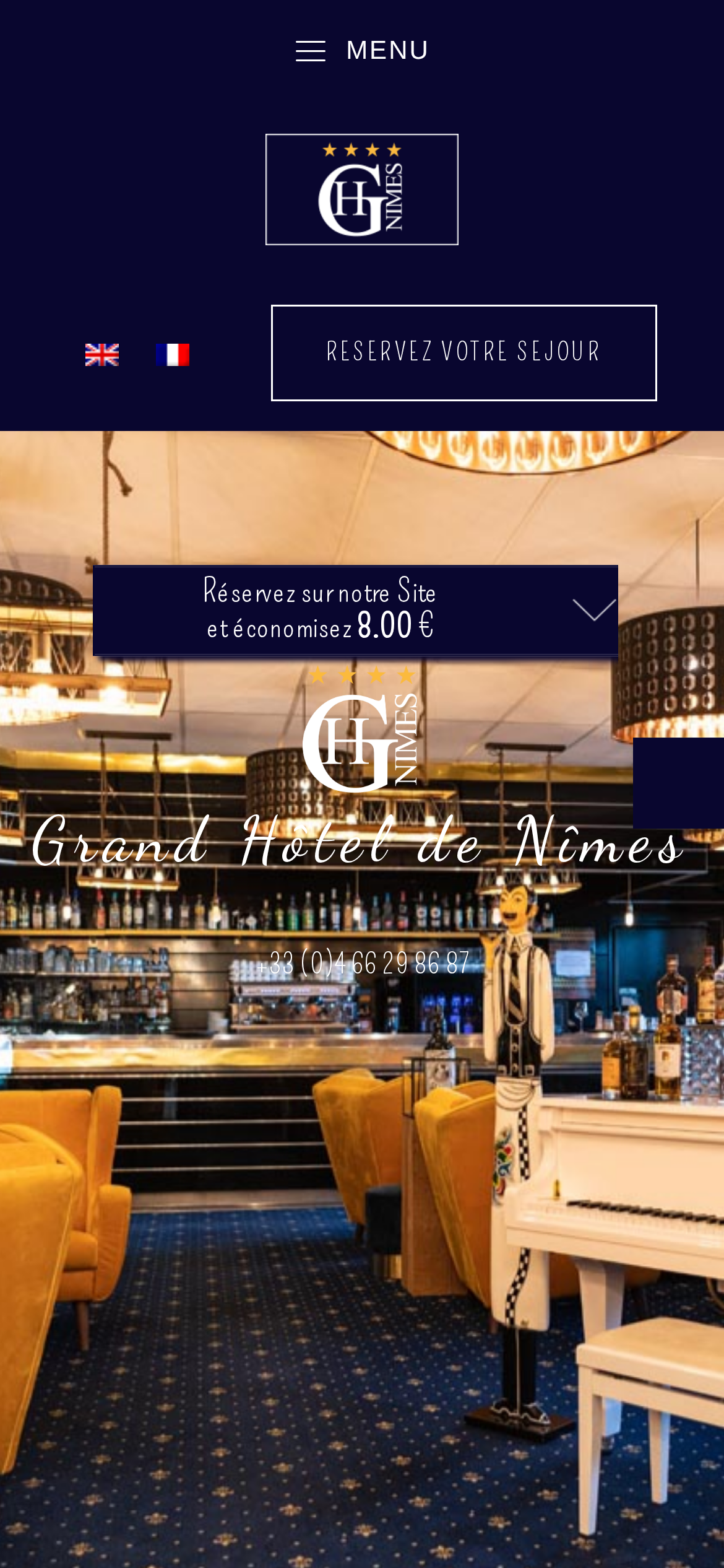 grand-hotel-de-nimes.com mobile