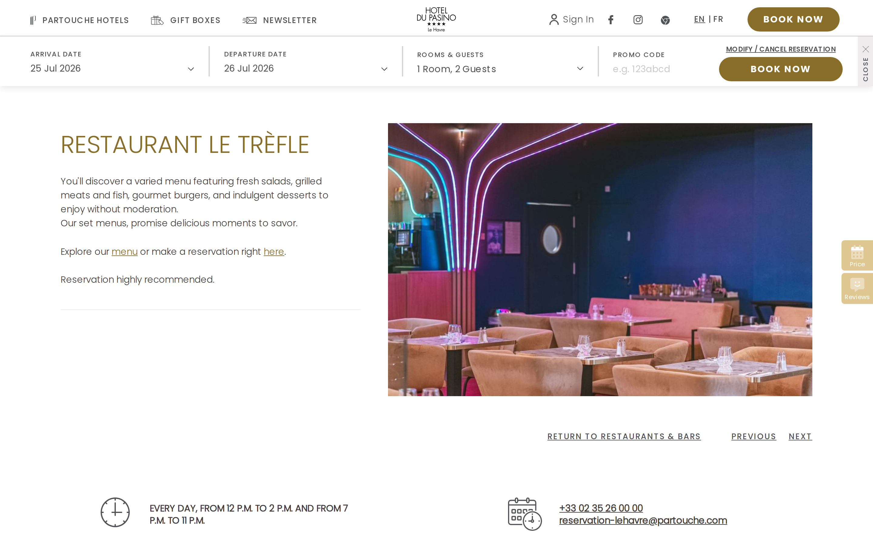 pasinohotellehavre.com desktop
